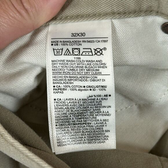 Old Navy Straight Built-In Flex Jeans Men’s Size 32x30 NWT Tan Khaki - Picture 16 of 16